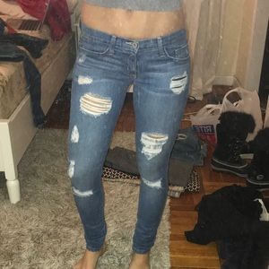 Flying monkey skinny jeans